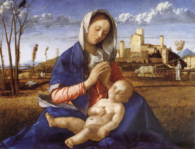 Giovanni Bellini Madonna in the Meadow